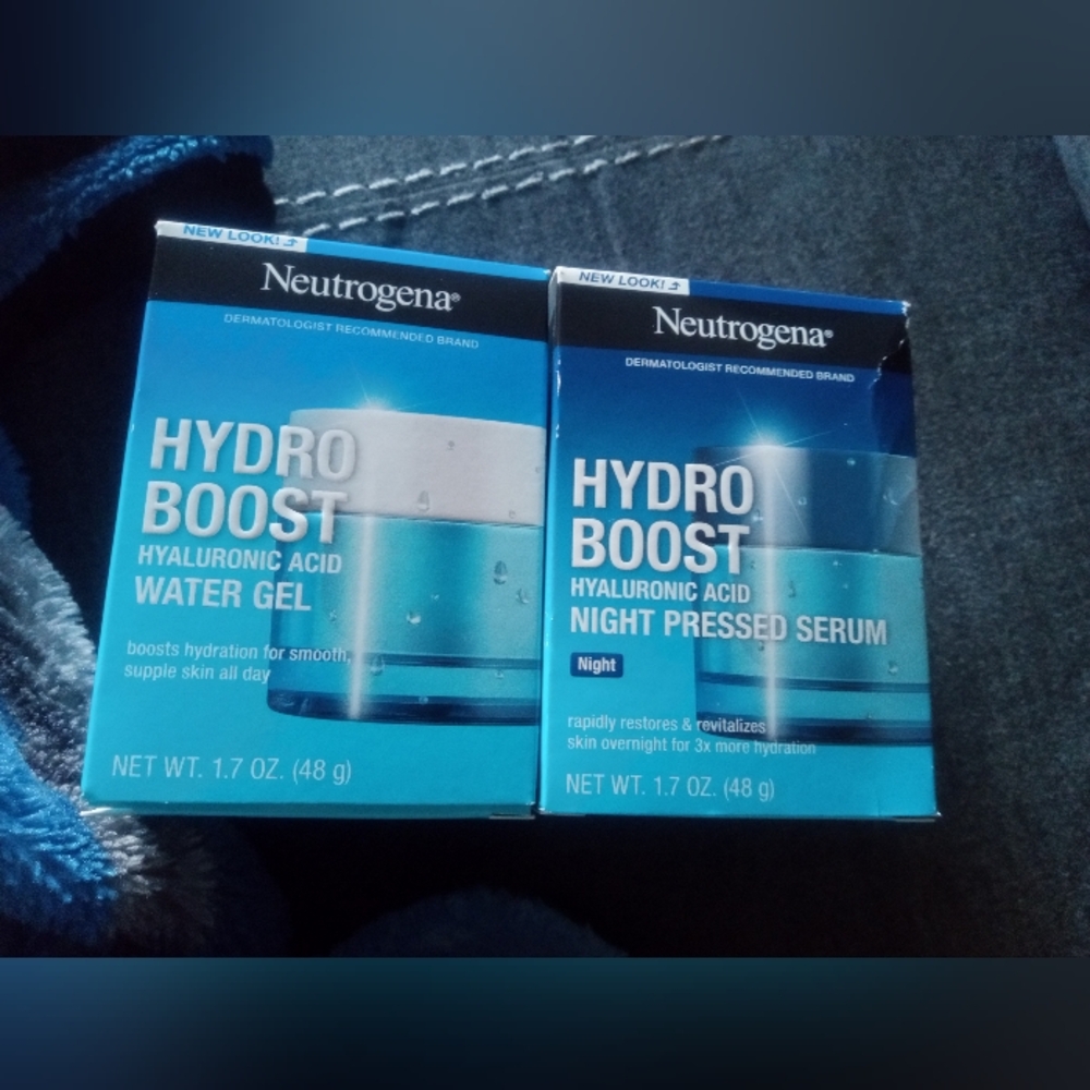 Neutrogena Hydro Boost Water Gel and Night Pressed Serum